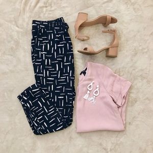 Old Navy Cropped Tie Waist Pants